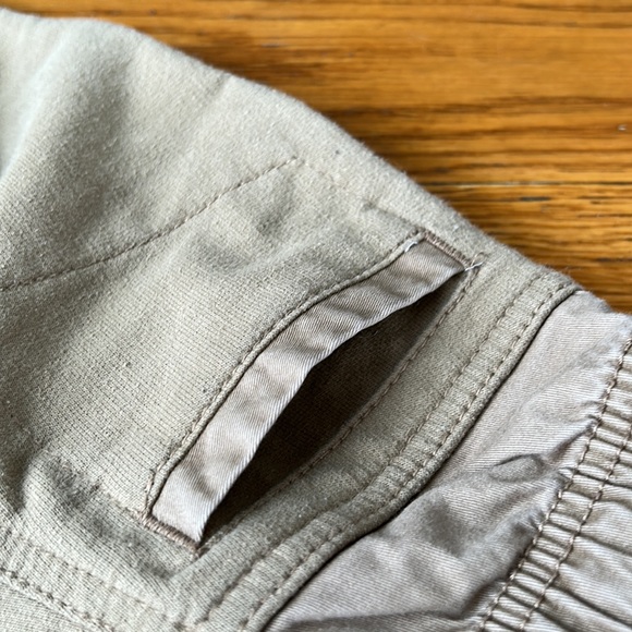 Cat & Jack infant khaki joggers. Size 18 months. Elastic waist and cuffs. - Picture 6 of 6